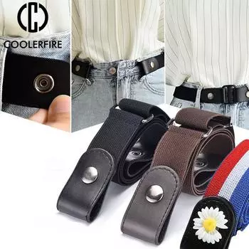 Эластичные ремни для женщин, ремень без пряжки, нейлоновая тесьма, эластичный женский ремень, модный женский ремень для джинсов, поясные ремни BF09 80-100CM