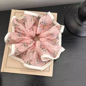 Эластичные резинки для волос, резинки-скранчи, аксессуары для девочек, женщин, корейские, резиновые, популярные, дизайнерский фасинатор, цветы, модные, новые