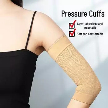 Эластичные рукава для йоги Cross-Border для худых рук с компрессионными и ледяными рукавами One Size 22x6cm/19g