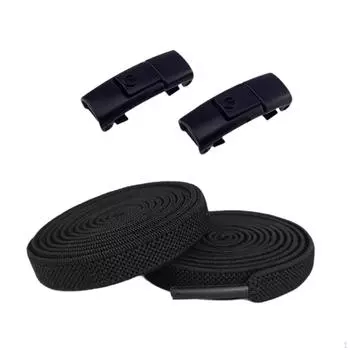 Эластичные шнурки без завязок, удобные, легко устанавливаемые, детские, взрослые, шнурки для обуви коричневый