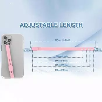 Эластичные силиконовые ремешки для телефонов, браслет, повязка на руку, кольцо для пальца, держатель, ремешок, веревки для iPhone, Samsung, Huawei, Xiaomi