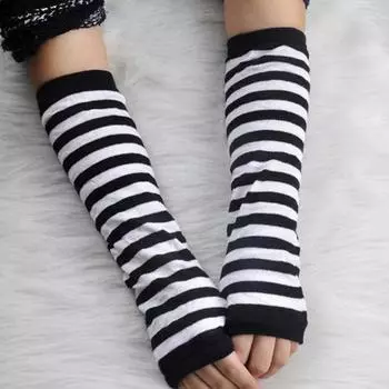 Эластичные теплые перчатки без пальцев, модные варежки для женщин, лидер продаж 1