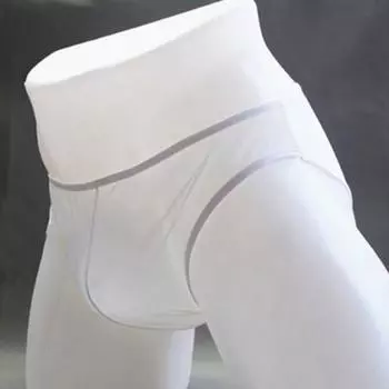 Эластичные трусы-слипы нижнее белье тюлевая сетка выпуклый мешочек ультратонкие