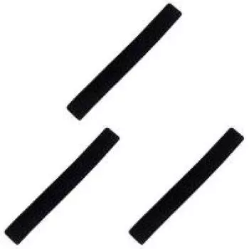 Эластичные застежки-хомуты, регулируемые, для рыбалки, для удочки (черный)