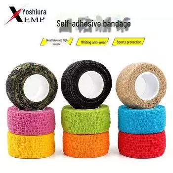 Эластичный бандаж для пальцев для студентов, спортивная износостойкая фиксированная поддержка запястья и лодыжки с бесплатной доставкой 1 roll
