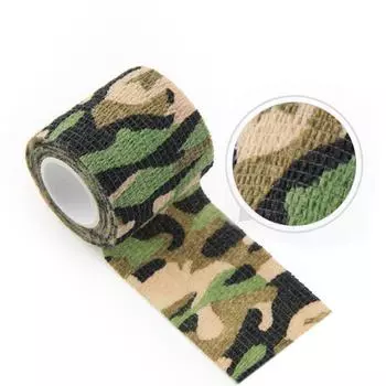 Эластичный бинт из нетканого материала, самоклеящаяся камуфляжная повязка, 12 шт., уличная повязка 2.5cm*4.5m