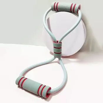 Эластичный браслет, отличная 8-фигурная Износостойкая эластичная лента, тренировочная лента для йоги, тренажерный зал, фитнес-резинка, вспомогательная лента для подтягивания фиолетовый