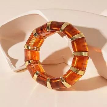 Эластичный браслет в европейском и американском ретро-стиле с преувеличенной индивидуальностью, простым темпераментом и ощущением высокого класса.. Аксессуар ручной работы