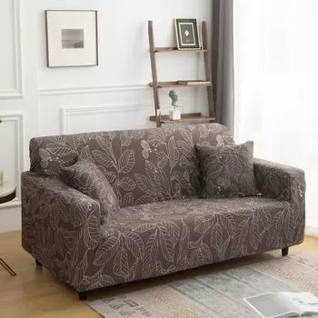 Эластичный чехол для дивана, эластичные чехлы для дивана в клетку для гостиной, полностью завернутый чехол для дивана, кресла, защита от пыли, мебели 1pc1-seat 90-140cm
