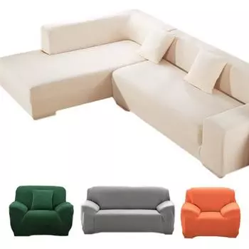 Эластичный чехол для дивана, большая эластичность, 100% полиэстер, спандекс, чехол для дивана, 1/2/3-местный эластичный чехол для дивана, однотонные чехлы для дивана Single seat 90-140cm