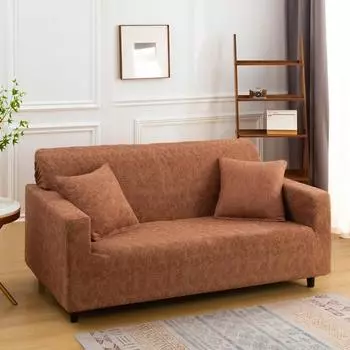 Эластичный чехол для дивана для гостиной, нескользящий эластичный чехол для дивана, чехол для дивана, универсальный чехол из спандекса с цветочным рисунком S (90-140CM)