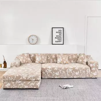 Эластичный чехол для дивана для гостиной, универсальный нескользящий секционный угловой чехол для дивана, полотенце для дивана, 1/2/3/4-местное 1PC 90-140cm
