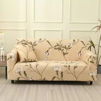 Эластичный чехол для дивана с принтом, эластичный плотный чехол, универсальный чехол для дивана для гостиной, чехол для дивана, чехол для кресла, чехол 1pc1-seat 90-140cm