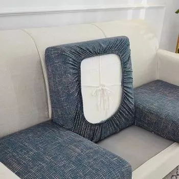 Эластичный чехол для дивана с принтом, чехлы для диванных подушек из спандекса, защита для мебели для спальни, чехол для дивана, офиса, гостиной, дома Back Cushion Cover