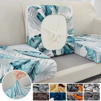 Эластичный чехол для дивана с принтом, спандекс, моющиеся чехлы для диванов, защита от пыли, защита для мебели, чехол для дивана, L-образный чехол для дивана Normal Size (S)-1pc