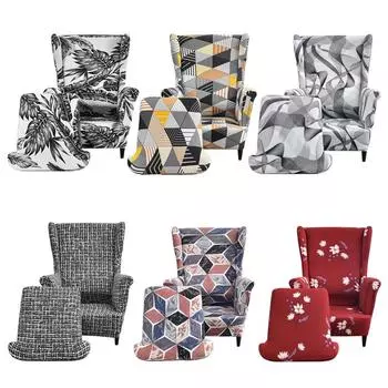 Эластичный чехол для дивана с задней спинкой, цельный чехол для дивана, защита для мебели, мягкий чехол с эластичным дном 1 piece