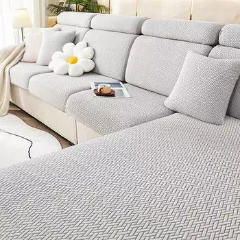 Эластичный чехол для дивана Универсальный универсальный чехол на четыре сезона Универсальная диванная подушка Противоскользящая лента Подушка Пылезащитная ткань 50-65cm*50-65cm*5-20cm