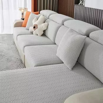 Эластичный чехол для дивана Универсальный универсальный чехол Четырехсезонный синель Нескользящий чехол для дивана с защитой от кошачьих царапин Защитный чехол для подушки S