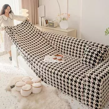 Эластичный чехол для дивана Универсальный универсальный чехол Универсальный толстый чехол для дивана на флисовой подкладке Ткань Императорское сиденье наложницы 70*90cm