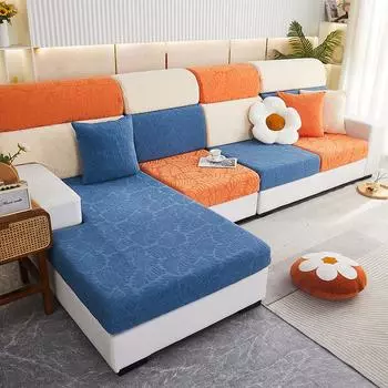 Эластичный чехол для дивана, замшевый чехол для дивана, нескользящий простой современный универсальный универсальный чехол для четырех сезонов, универсальный 50-65cm*50-65cm*5-20cm