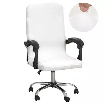 Эластичный чехол для компьютерного офисного стула с цветочным принтом, антигрязный вращающийся эластичный чехол для игрового стола, стула, чехла для кресла M