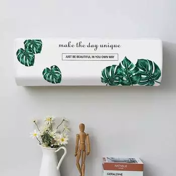 Эластичный чехол для кондиционера, настенный защитный чехол для кондиционера, пылезащитный декоративный чехол для кондиционера 1HP 80x20x27cm