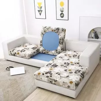 Эластичный чехол для подушки сиденья дивана, все включено, чехол для дивана для домашних животных, защитный чехол для детской мебели, универсальный чехол для дивана на все сезоны Normal Size (S)-1pc