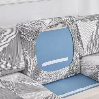 Эластичный чехол для подушки сиденья с принтом, чехол для спинки, защитный чехол для дивана, чехол для дивана L-образной формы, чехлы Chaselong Normal size-1