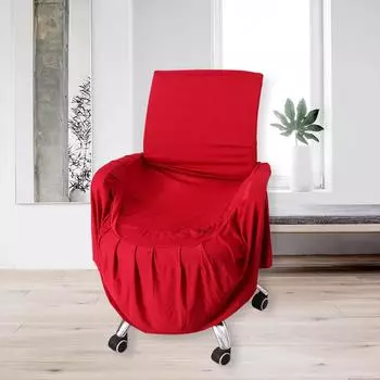 Эластичный чехол для сиденья, мягкая подушка для стула, съемный защитный чехол для стула, свадебная вечеринка синий