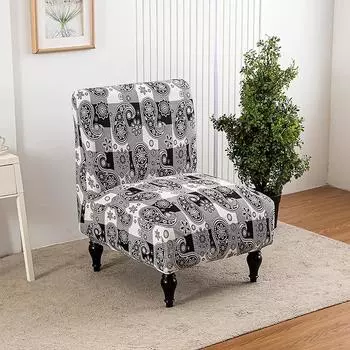 Эластичный чехол для стула без подлокотников, чехол для дивана, табурета, чехлы для стульев, защитный чехол для дивана