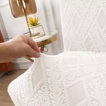 Эластичный чехол для стула, растягивающийся чехол для стульев в обеденной зоне, для кухни, отеля, банкета, рождественского украшения 1PCS