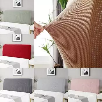 Эластичный чехол на изголовье кровати, универсальный чехол на изголовье кровати, защита спины изголовья кровати, пылезащитный чехол для спальни, съемный прикроватный чехол 1.2M