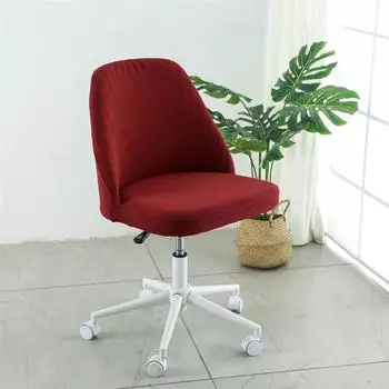 Эластичный чехол на обеденный стул, флисовый чехол для стула «утконос», изогнутые эластичные чехлы на сиденья с низкой спинкой для кухни, декора отеля 1 piece