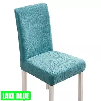 Эластичный чехол на обеденный стул, толстый жаккардовый чехол на стул из спандекса для столовой, противоскользящий чехол на кухонный стул, 1/4/6/8 шт.