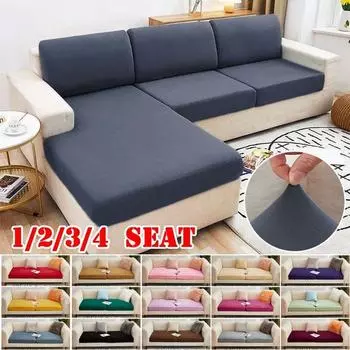 Эластичный чехол на подушку для дивана, однотонный чехол для дивана, универсальные чехлы для дивана, защита, универсальный чехол для дивана, универсальный в любое время года normal size-1seat