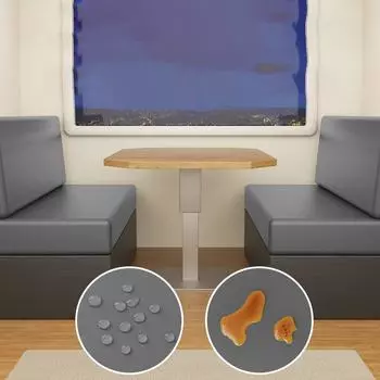 Эластичный чехол на подушку в стиле караван «все включено», кожаный чехол для автофургона, автодома, разделенный чехол на табурет, комплект из двух предметов 2pcs оранжевый