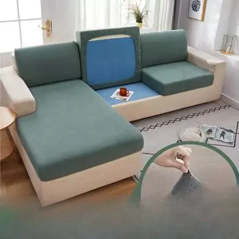Эластичный чехол на сиденье дивана, чехол для дивана, универсальный чехол для диванной подушки, пылезащитный чехол для четырех сезонов, универсальный диван, комбинация 50-65CM*50-65CM*5-20CM