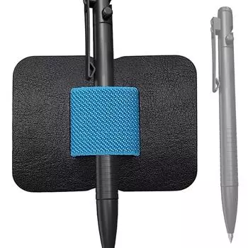 Эластичный держатель для ручек Эластичный самоклеящийся держатель для карандашей из искусственной кожи Водонепроницаемый держатель для ручек для холодильника