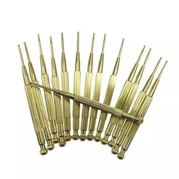 Эластичный инструмент для акупрессуры ушей: Ушной зонд-ручка из латуни и нержавеющей стали для обнаружения рефлекторной зоны 1 stainless steel model