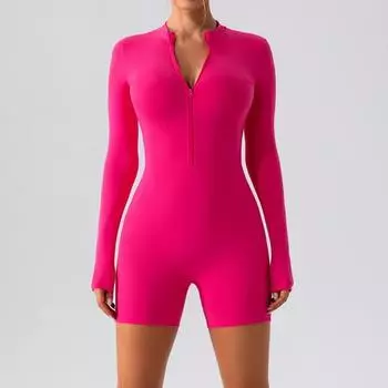 Эластичный комбинезон для йоги S чёрный