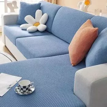 Эластичный моющийся L-образный угловой диван-матрас, флисовая подушка для дивана, чехол для шезлонга, чехлы для отдыха Backrest Cover S