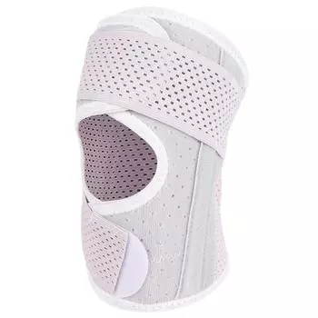 Эластичный наколенник с пателлярной поддержкой, коленный бандаж, фиксатор, регулируемый ремешок, наколенник для спортивной безопасности, правая нога L(for 6.5-9kg)