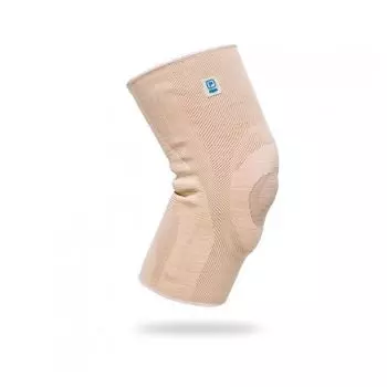 Эластичный наколенник с силиконовой подкладкой и боковыми стабилизаторами SM