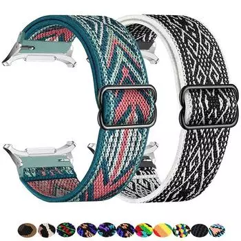 Эластичный нейлоновый ремешок для Samsung Galaxy Watch 7 Ultra Band 47 мм, аксессуары, спортивный браслет Correa Galaxy Watch Ultra Band 47 мм Galaxy Watch Ultra 47mm