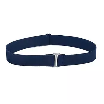 Эластичный невидимый ремень регулируемого размера с плоской пряжкой, женский пояс без показа, эластичный джинсовый пояс для брюк, тонкая эластичная лента темно-синий
