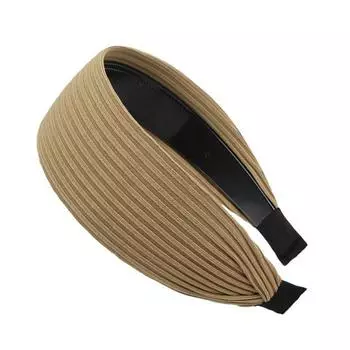 Эластичный обруч для волос, расширенный дизайн, легкая повязка на голову, противоскользящие зубцы, корейский стиль, гибкая повязка для волос, аксессуар для волос хаки