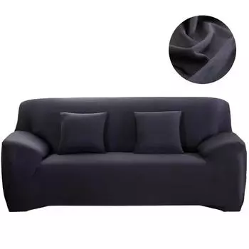 Эластичный однотонный чехол для дивана, плотный, универсальный чехол для дивана в гостиную, чехол для дивана, чехол для кресла, чехол для кресла 1-seater 90-140cm