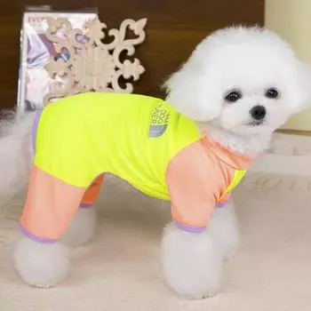 Эластичный питомец, чем медведь, одежда для собак, летняя тонкая прохладная одежда на четыре лапы, пылезащитные брюки S