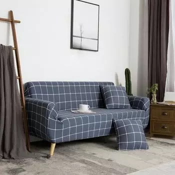 Эластичный плотный чехол для дивана с принтом, чехол для двухместного дивана, всеобъемлющий чехол для диванной подушки 90-140cm