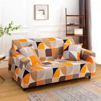 Эластичный плотный чехол для дивана «все включено» для гостиной, чехол для дивана из спандекса, секционный чехол для мебели, чехол на 1/2/3/4 места 1-Seat90-140cm